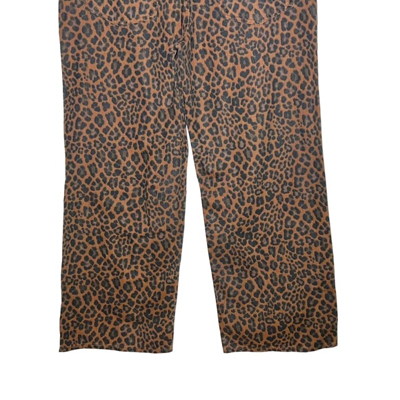 Madewell Leopard Print Flare Jeans - Picture 10 of 15
